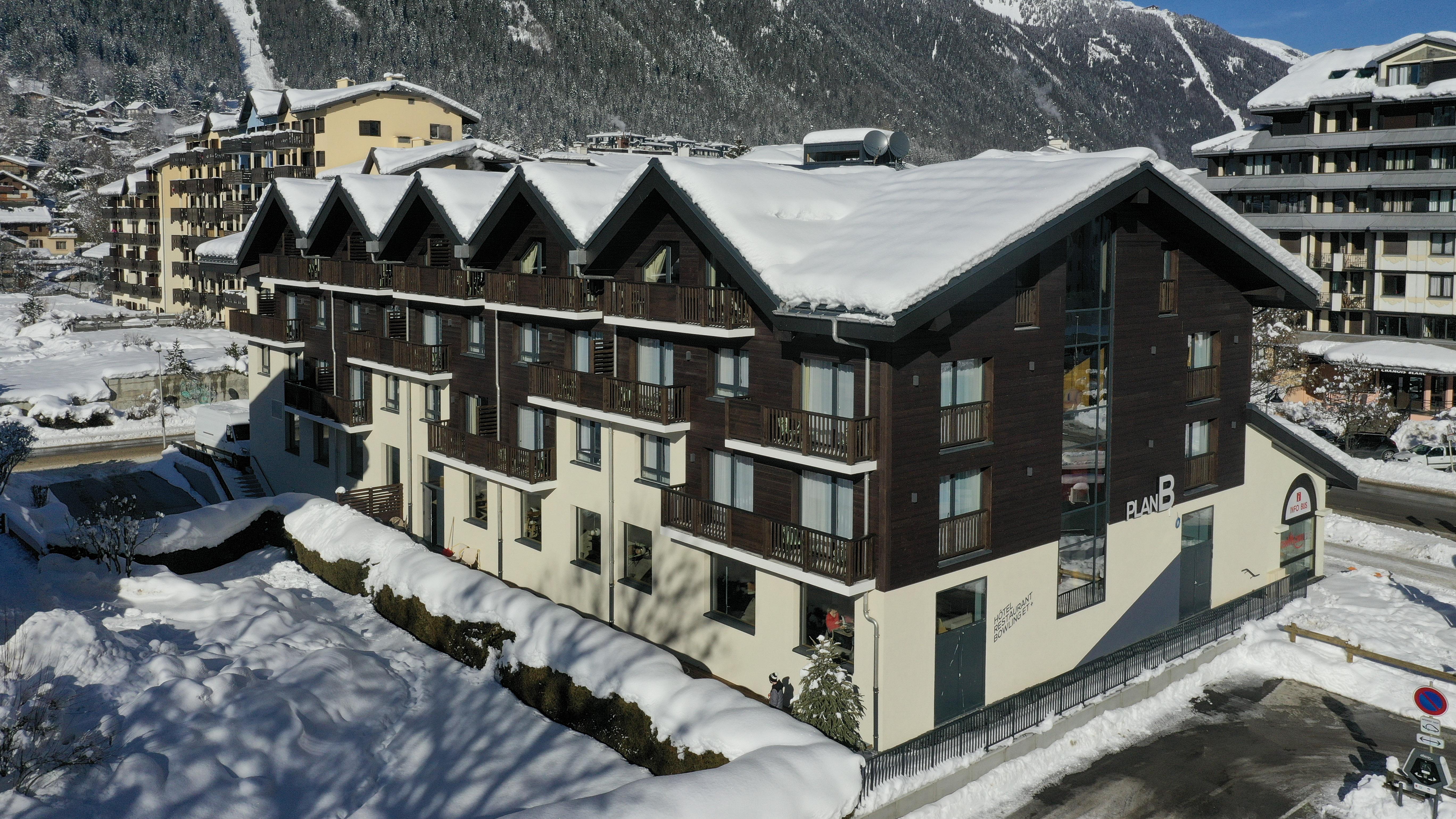 Plan B Hotel - Living Chamonix Exterior foto